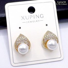 Сережки Xuping14К 10746 ( 1.4 см.)